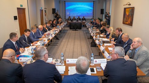 Заседание комитета УЕФА "Хет-трик" в Минске