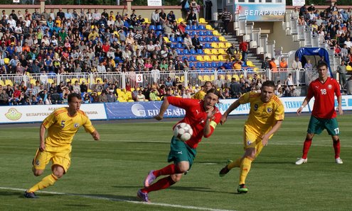 U-21. Товарищеский матч. Беларусь - Румыния - 1:0. Фото Павла Алтунина U-21. Товарищеский матч. Беларусь - Румыния - 1:0. Фото Павла Алтунина