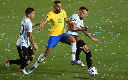 Чемпионат мира-2022. Квалификация. Аргентина - Бразилия - 0:0. Фото AFF