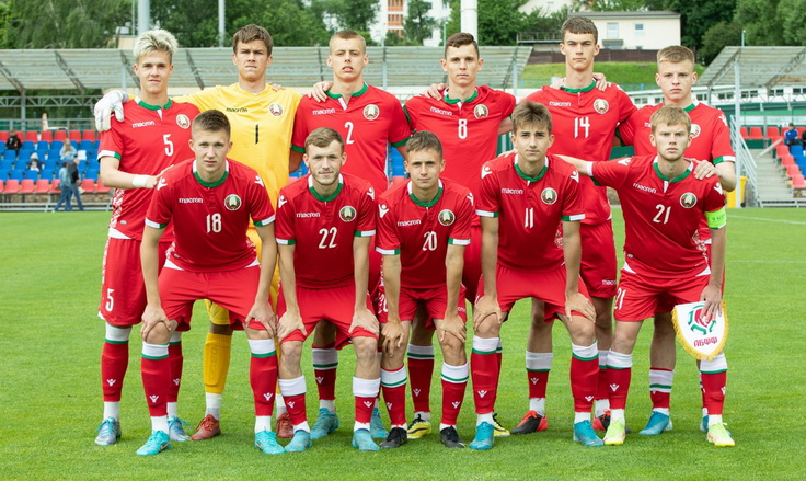 Юниорская (U-19) сборная Беларуси. Фото БФФ