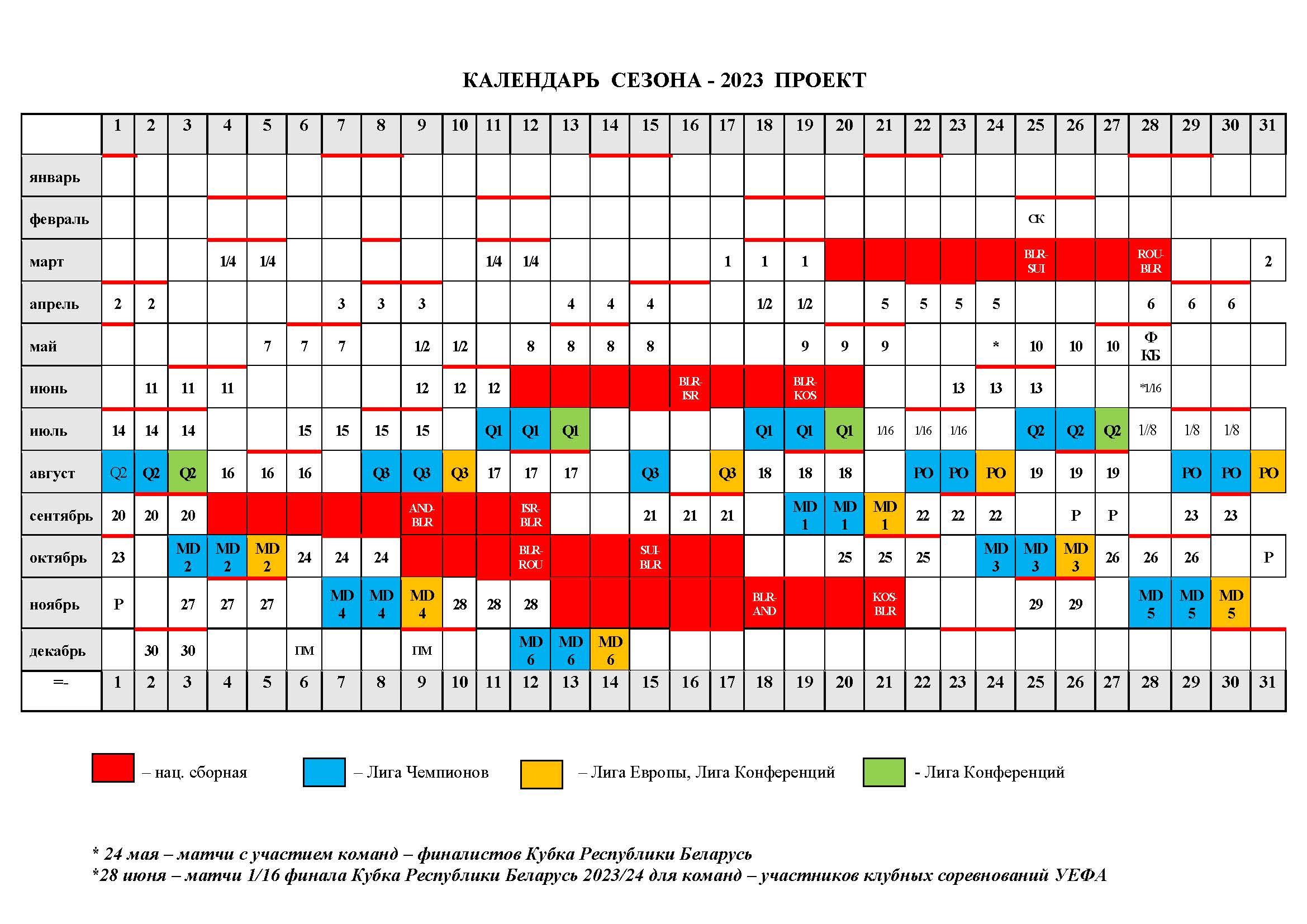 Кубок рпл 2023 расписание матчей. Календарь проекта. Высшая лига 2023.