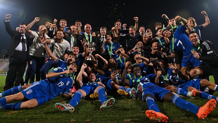 Юниорская сборная Италии - чемпион Европы-2023
