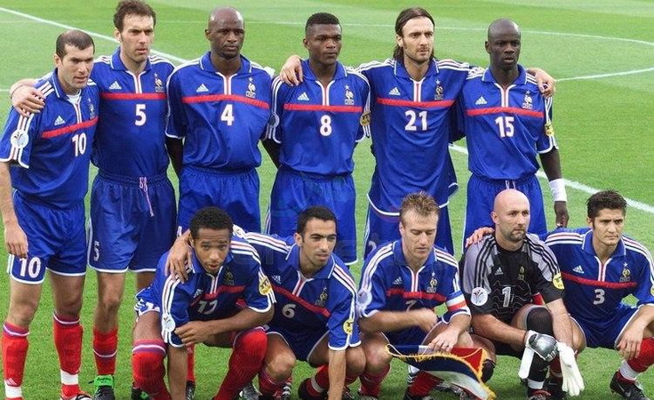 Сборная Франции перед финалом ЧМ-1998