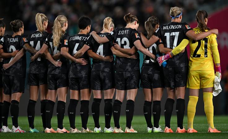 Женская сборная Новой Зеландии (Фото: Andrew Cornaga/AP)