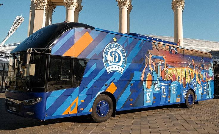 Клубный автобус минского "Динамо" Клубный автобус минского "Динамо"