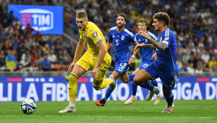 ЕВРО-2024. Квалификация. Италия - Украина - 2:1