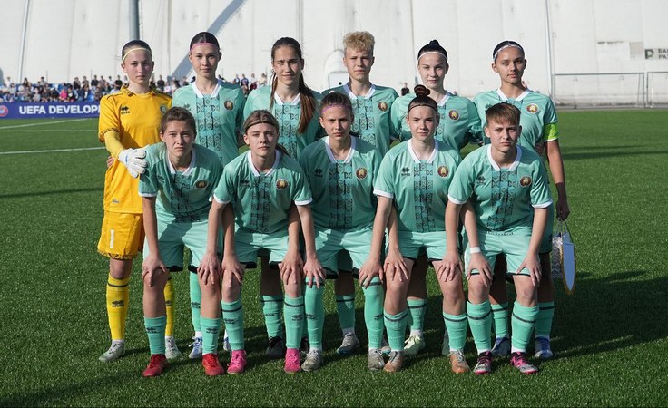 Девичья сборная Беларуси (U-16). Фото БФФ Девичья сборная Беларуси (U-16). Фото БФФ