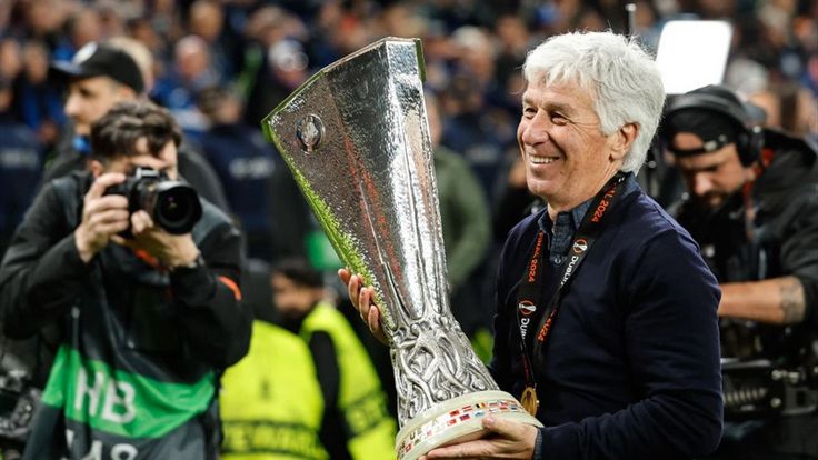 Лига Европы-2023/24. Аталанта - Байер - 3:0. Джан Пьеро Гасперини Лига Европы-2023/24. Аталанта - Байер - 3:0. Джан Пьеро Гасперини