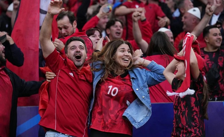 Болельщики сборной Албании. Фото uefa.com Болельщики сборной Албании. Фото uefa.com