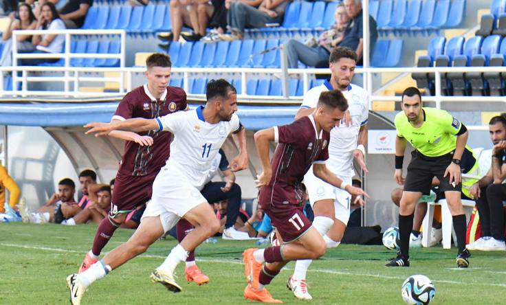 Товарищеский матч. Кипр (U-21) — Беларусь (U-21) - 2:1. Фото АБФФ Товарищеский матч. Кипр (U-21) — Беларусь (U-21) - 2:1. Фото АБФФ