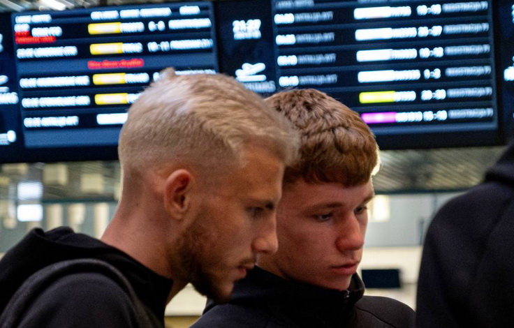 Вадим Пигас и Артем Соколовский. Фото ФК "Динамо" (Минск) Вадим Пигас и Артем Соколовский. Фото ФК "Динамо" (Минск)