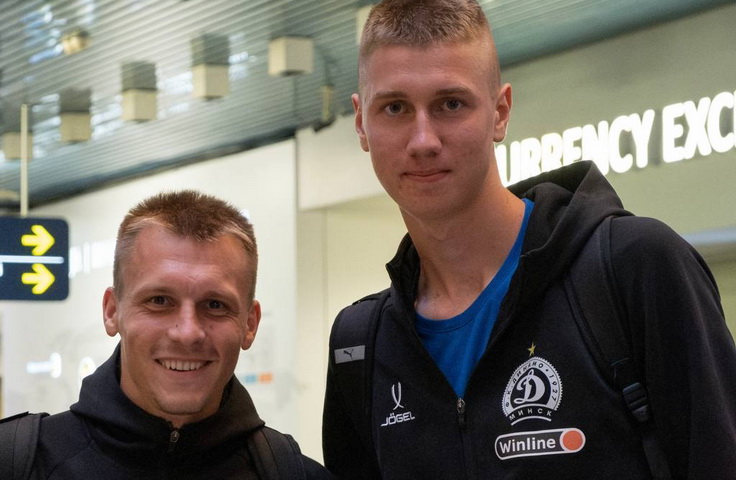 Дмитрий Подстрелов и Павел Апетенок. Фото ФК "Динамо" (Минск) Дмитрий Подстрелов и Павел Апетенок. Фото ФК "Динамо" (Минск)