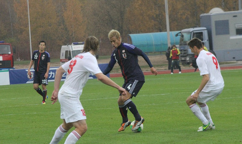 Товарищеский матч Беларусь - Япония - 1:0. Кейсуке Хонда Товарищеский матч Беларусь - Япония - 1:0. Кейсуке Хонда
