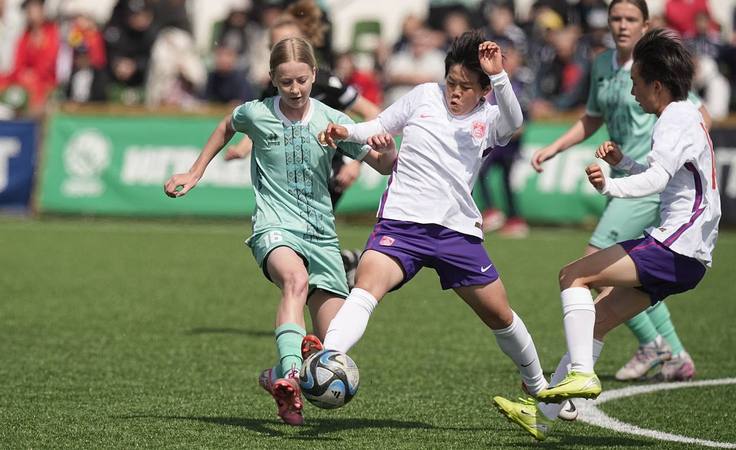 Турнир развития (WU-16)-2025. Беларусь - Китай - 0:5. Фото БФФ Турнир развития (WU-16)-2025. Беларусь - Китай - 0:5. Фото БФФ