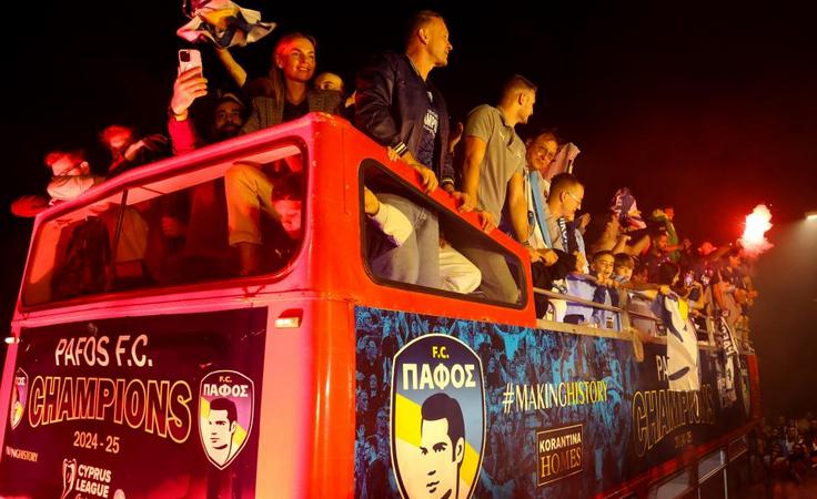 Кипр. "Пафос" впервые в своей истории выиграл чемпионат страны Кипр. "Пафос" впервые в своей истории выиграл чемпионат страны