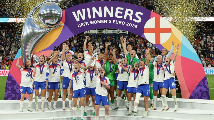 Сборная Англии - чемпион Европы среди женщин-2025 Сборная Англии - чемпион Европы среди женщин-2025