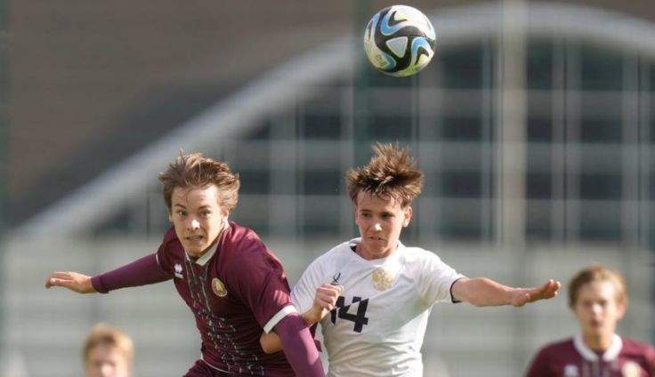 Беларусь U-15 — Россия U-15. Фото - АБФФ