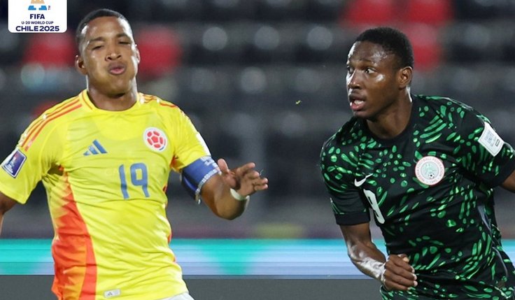 ЧМ-2025 (U-20). 3-й тур. Нигерия - Колумбия - 1:1 ЧМ-2025 (U-20). 3-й тур. Нигерия - Колумбия - 1:1