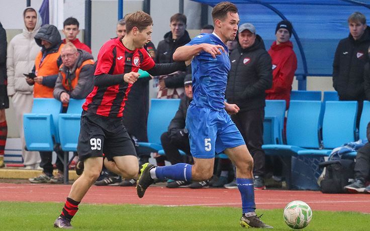 ЧБ-2025 (Д2). Днепр - Белшина. Даниил Куликов и Кирилл Елагин. Фото ФК "Днепр"