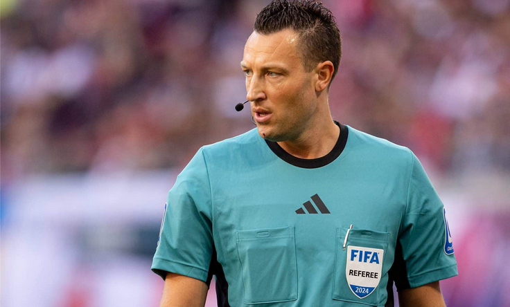 Бригада арбитров из Германии обслужит отборочный матч ЧМ-2026 Дания-Беларусь