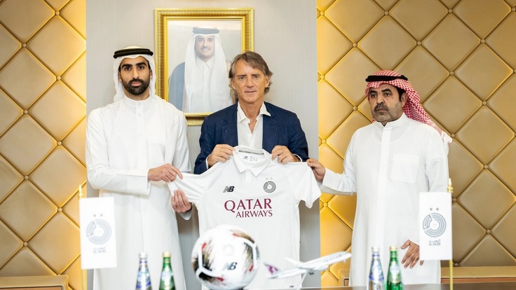 Роберто Манчини в "Аль-Садде"