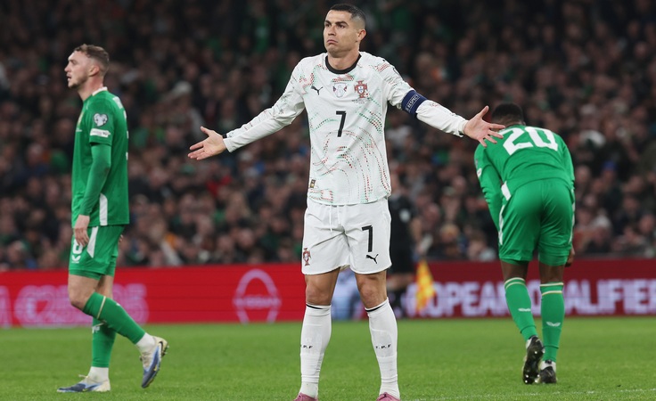 ЧМ-2026. Квалификация. Ирландия - Португалия - 2:0. Криштиану Роналду