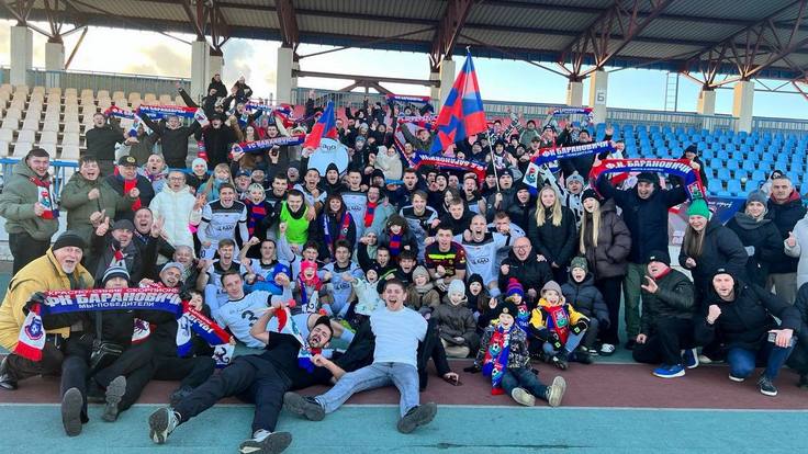 "Барановичи" - чемпион первой лиги 2025. Фото ФК "Барановичи"