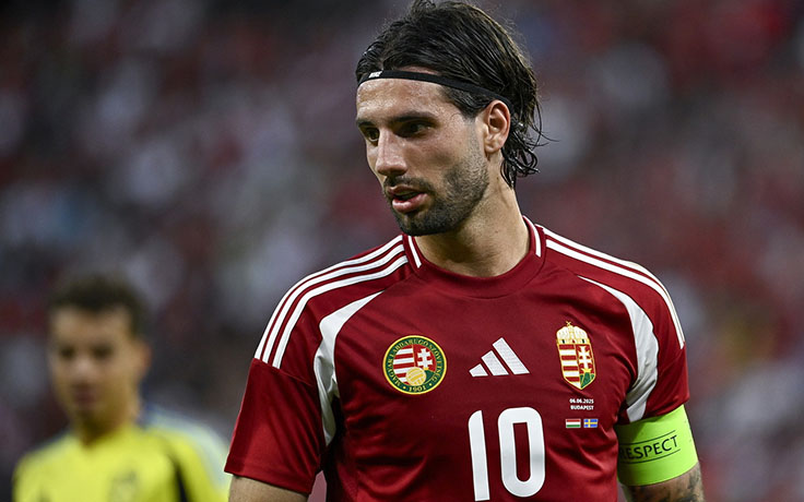 Капитан сборной Венгрии Доминик Собослаи