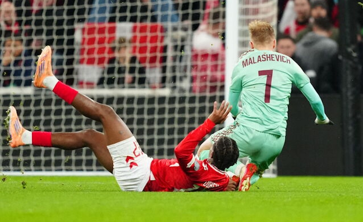 Квалификация ЧМ-2026. Дания - Беларусь. Фото Ida Marie Odgaard/Ritzau Scanpix