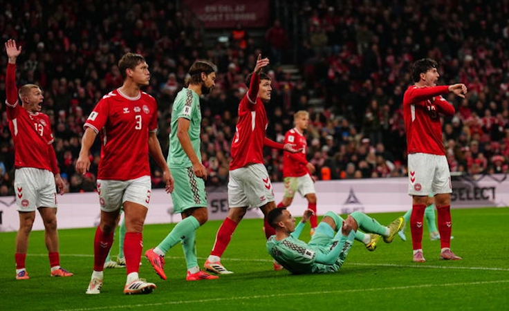 Квалификация ЧМ-2026. Дания - Беларусь. Фото Ida Marie Odgaard/Ritzau Scanpix