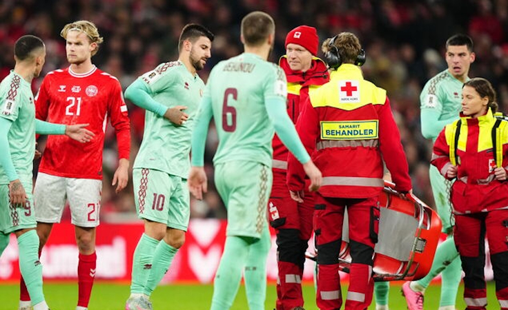 Квалификация ЧМ-2026. Дания - Беларусь. Фото Ida Marie Odgaard/Ritzau Scanpix