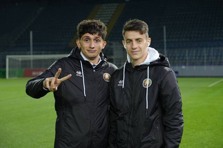 Карэн Варданян и Никита Демченко. Фото АБФФ