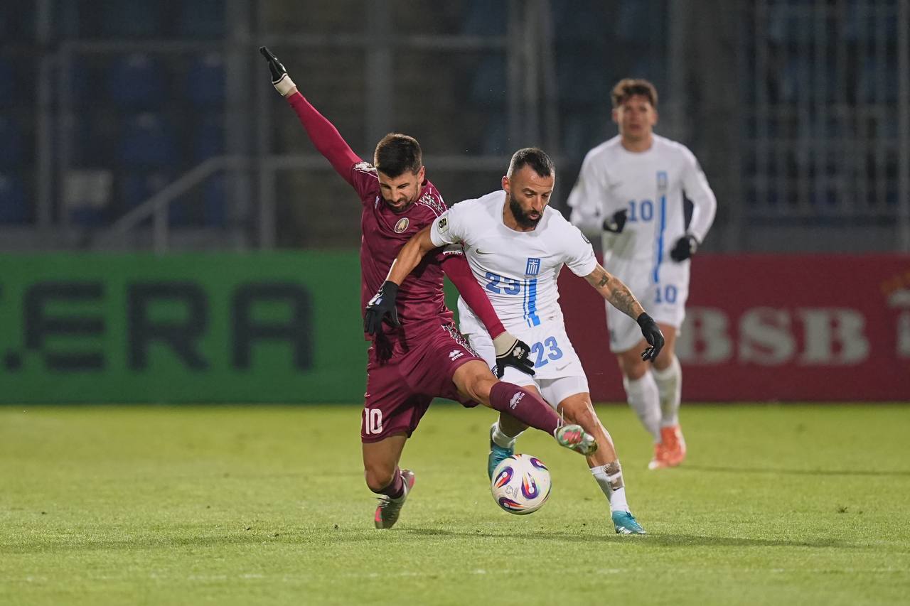 Квалификация ЧМ-2026. Беларусь - Греция. Фото АБФФ