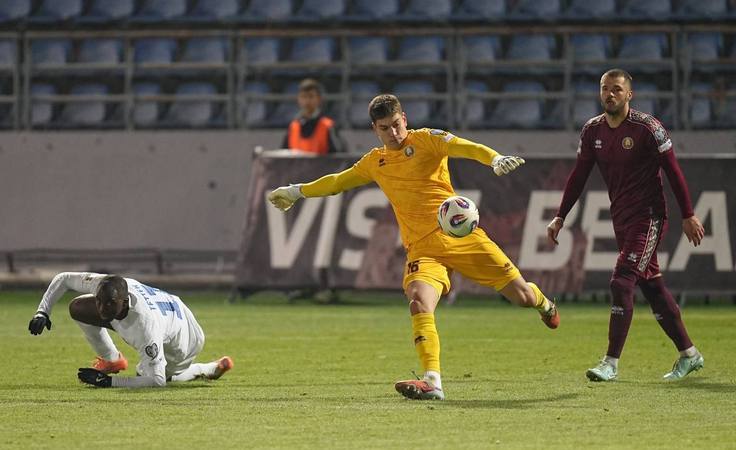 ЧМ-2026. Квалификация. Беларусь - Греция - 0:0. Фёдор Лапоухов. Фото БФФ