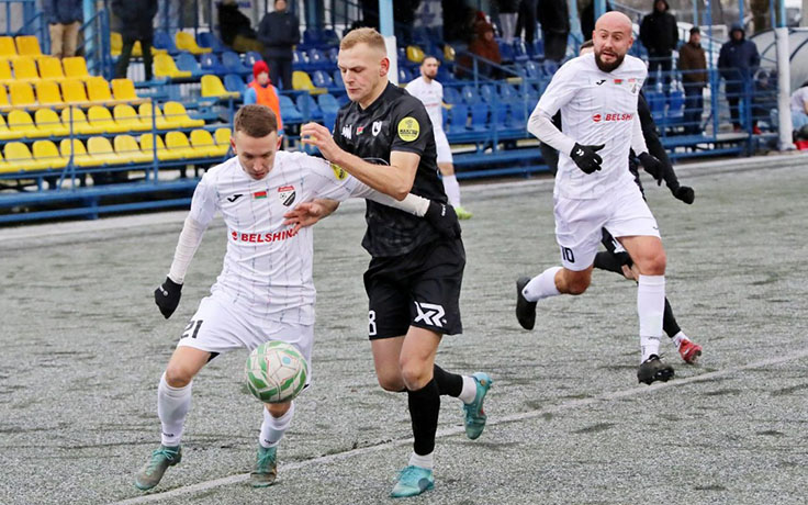 ЧБ-2025 (Д2). Юни Икс Лабс - Белшина. Никита Голуб и Дмитрий Шуляк. Фото ФК "Белшина"