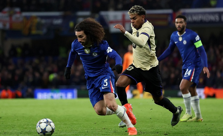 Лига чемпионов-2025/26. 5-й тур. Челси - Барселона - 3:0. Марк Кукурелья и Ламин Ямаль