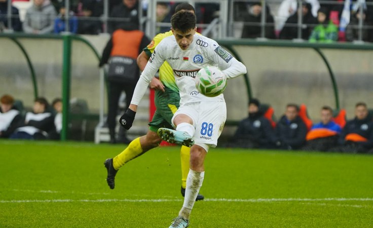 ЧБ-2025. 30-й тур. Динамо Мн - МЛ Витебск - 1:1. Никита Демченко. Фото ФК "Динамо-Минск"