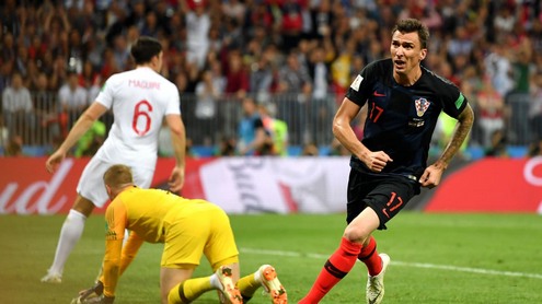 ЧМ-2018. Хорватия - Англия - 2:1. Марио Манджукич. Фото Getty Images