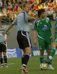 Чемпионат Украины 2007-2008. Металлург - Карпаты - 1:0. Николай Кашевский. Фото - fcmetalurg.com Чемпионат Украины 2007-2008. Металлург - Карпаты - 1:0. Николай Кашевский. Фото - fcmetalurg.com
