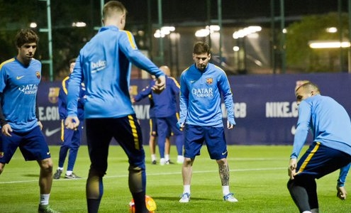 Тренировка "Барселоны". Лионель Месси. Фото fcbarcelona.com Тренировка "Барселоны". Лионель Месси. Фото fcbarcelona.com