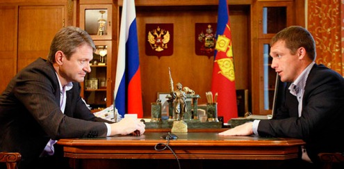 Ткачев и Гончаренко. Фото ФК "Кубань" Ткачев и Гончаренко. Фото ФК "Кубань"