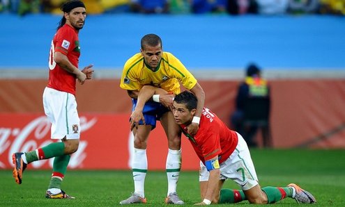 ЧМ-2010. Португалия - Бразилия - 0:0. Фото Getty Images