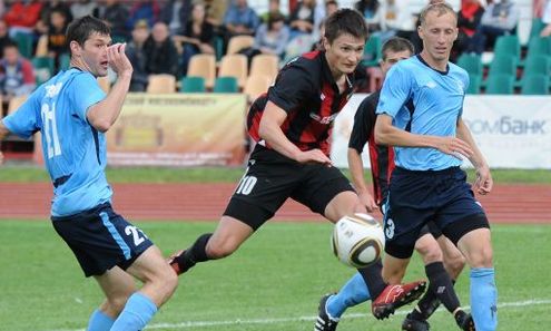 В атаке Егор Зубович (Белшина). Фото fcbelshina.by В атаке Егор Зубович (Белшина). Фото fcbelshina.by