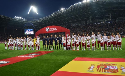 Квалификация ЕВРО-2016. Беларусь - Испания. Фото Александры Милентей