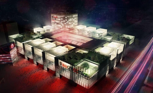 Проект нового стадиона "Милана"