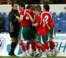 U-19. Мемориал Гранаткина 2008. Беларусь забила гол