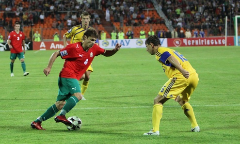 ЧМ-2010. Беларусь - Украина - 0:0. Тимофей Калачев. Фото Екатерины Завадской ЧМ-2010. Беларусь - Украина - 0:0. Тимофей Калачев. Фото Екатерины Завадской