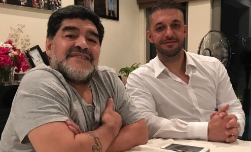 Диего Марадона и Матиас Морла