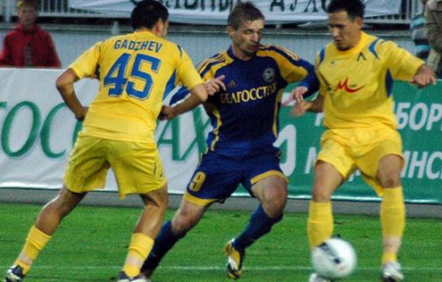 ЛЧ-2008/2009. БАТЭ - Левски - 1:1. Геннадий Близнюк. Фото - Сергей Ясный. ЛЧ-2008/2009. БАТЭ - Левски - 1:1. Геннадий Близнюк. Фото - Сергей Ясный.