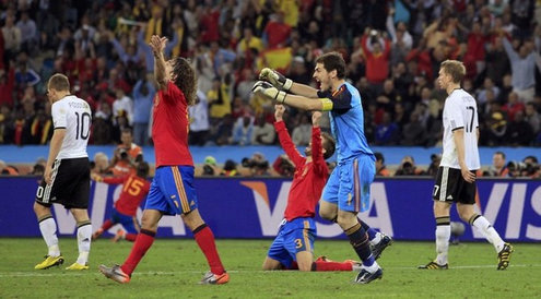 ЧМ-2010. Германия - Испания - 0:1. Фото Reuters